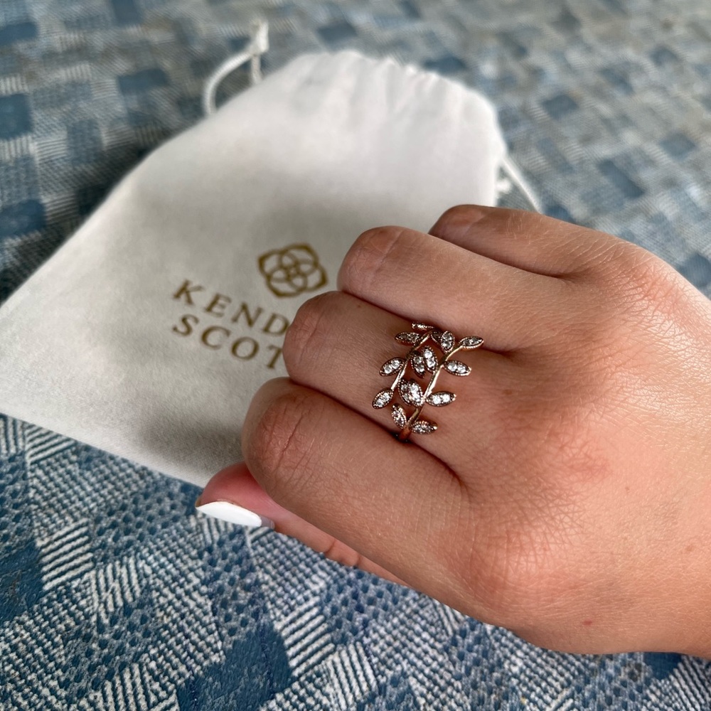 Rose Gold Wreath Ring (Adjustable)